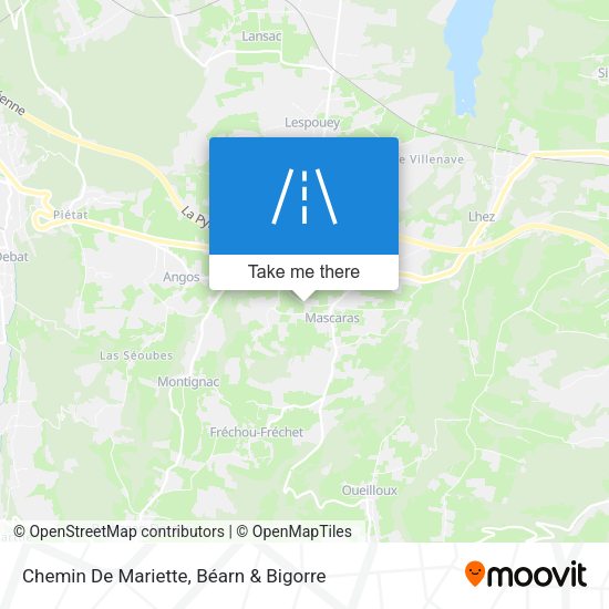 Chemin De Mariette map