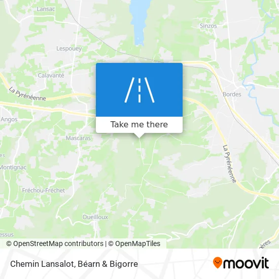 Chemin Lansalot map