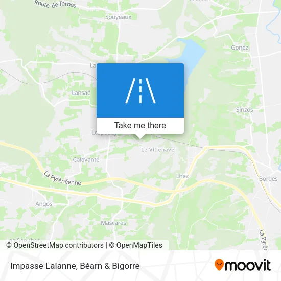 Impasse Lalanne map