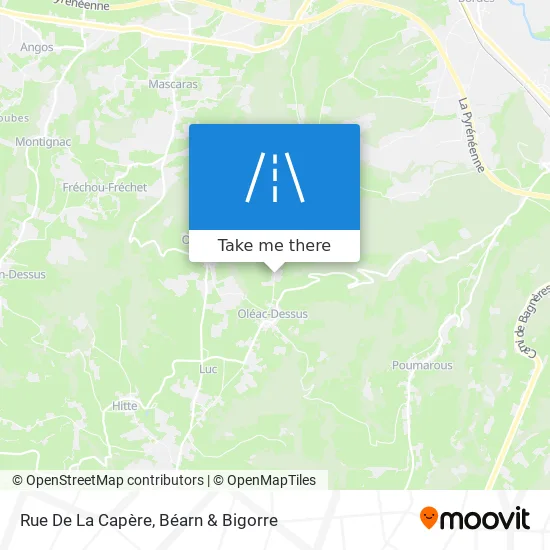 Rue De La Capère map