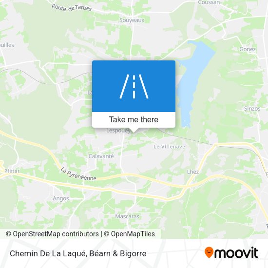 Chemin De La Laqué map