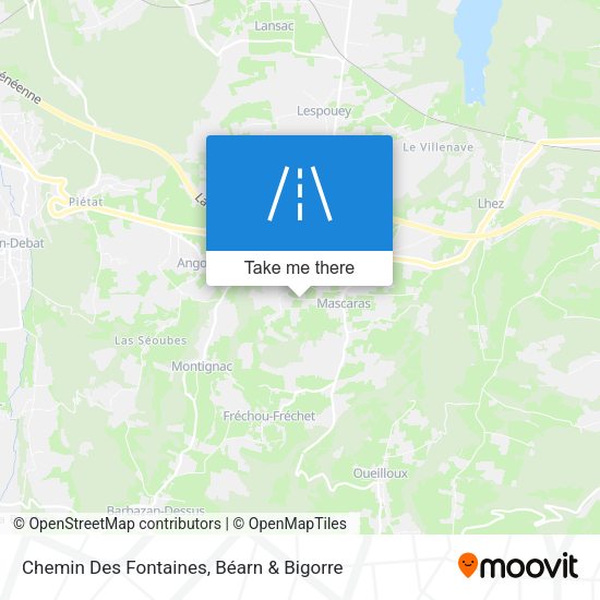 Chemin Des Fontaines map