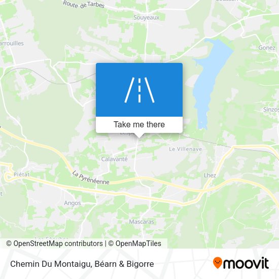 Chemin Du Montaigu map