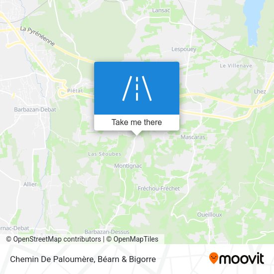 Chemin De Paloumère map