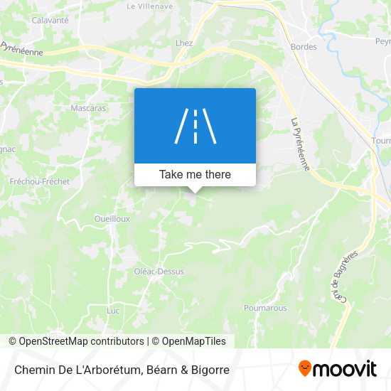 Chemin De L'Arborétum map