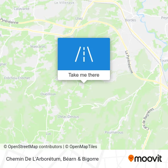 Chemin De L'Arborétum map