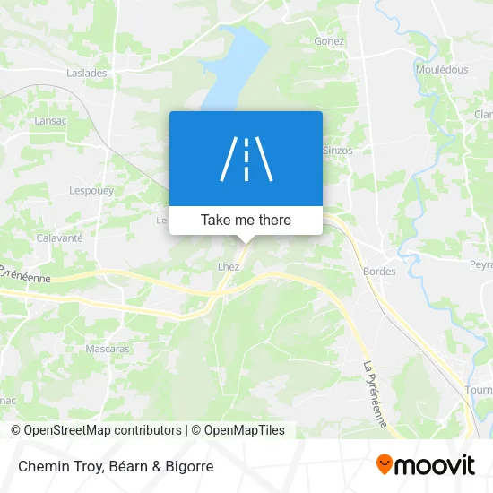 Chemin Troy map