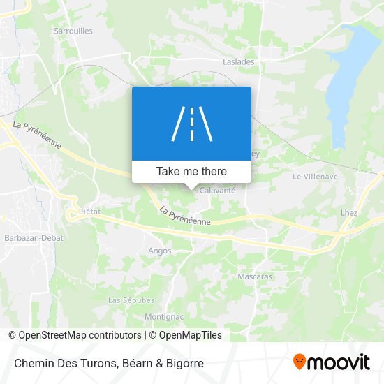 Chemin Des Turons map