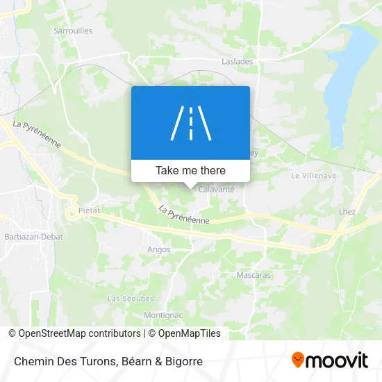 Chemin Des Turons map