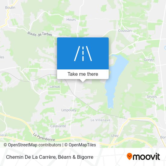 Chemin De La Carrère map