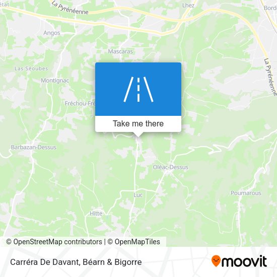 Carréra De Davant map