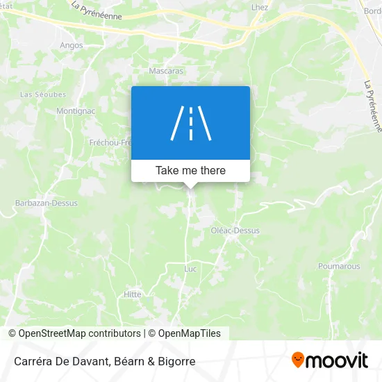 Carréra De Davant map