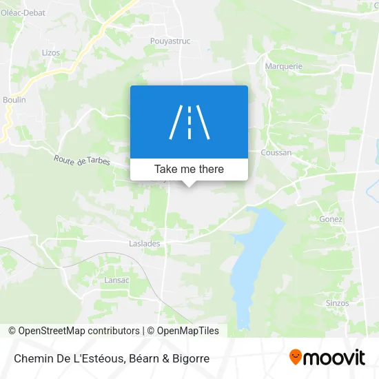 Chemin De L'Estéous map