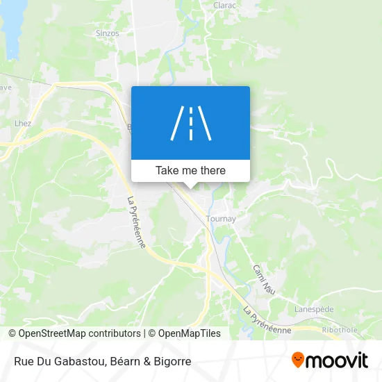 Rue Du Gabastou map