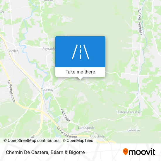 Chemin De Castéra map