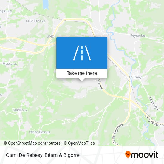 Cami De Rebesy map
