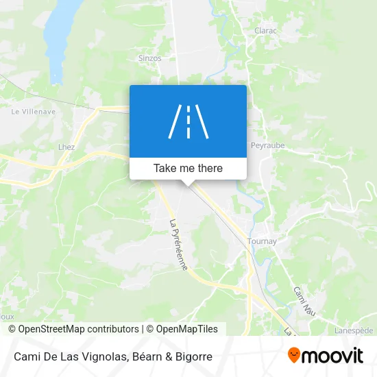 Cami De Las Vignolas map
