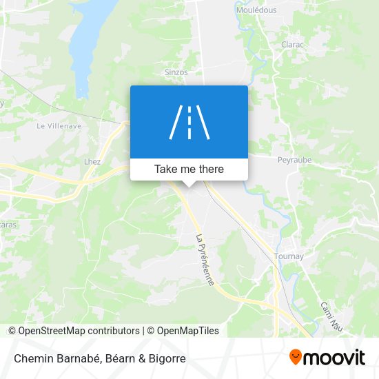 Chemin Barnabé map