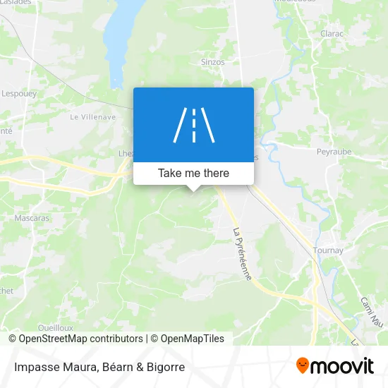 Impasse Maura map