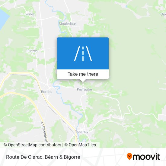 Route De Clarac map