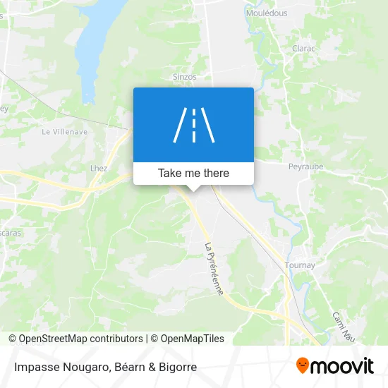 Impasse Nougaro map