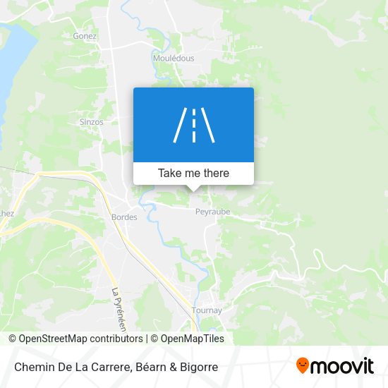 Chemin De La Carrere map
