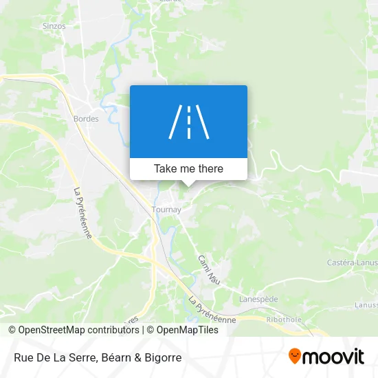Rue De La Serre map