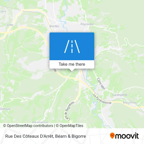 Rue Des Côteaux D'Arrêt map