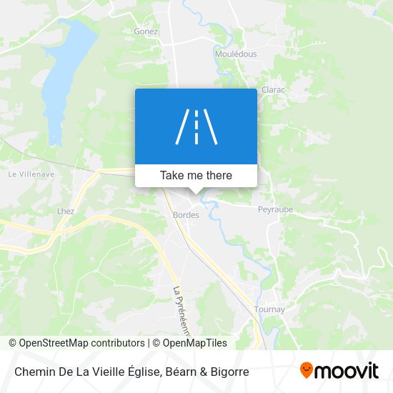 Chemin De La Vieille Église map
