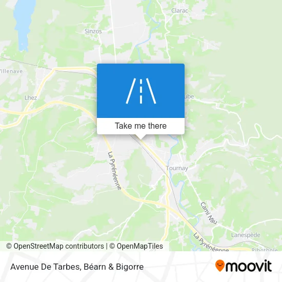 Avenue De Tarbes map