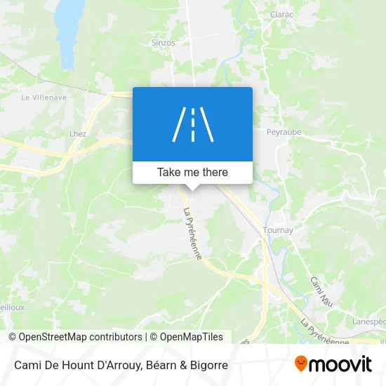 Cami De Hount D'Arrouy map