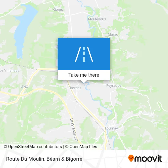 Route Du Moulin map