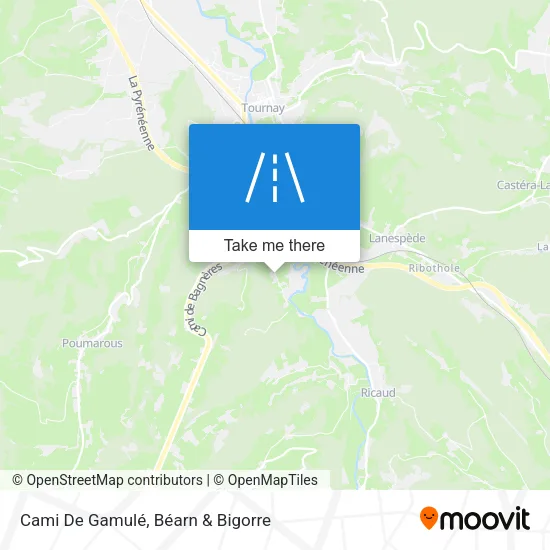 Cami De Gamulé map