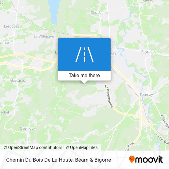 Chemin Du Bois De La Haute map