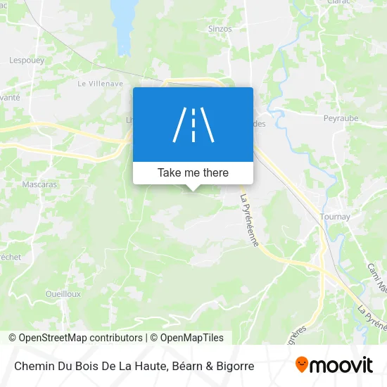 Chemin Du Bois De La Haute map