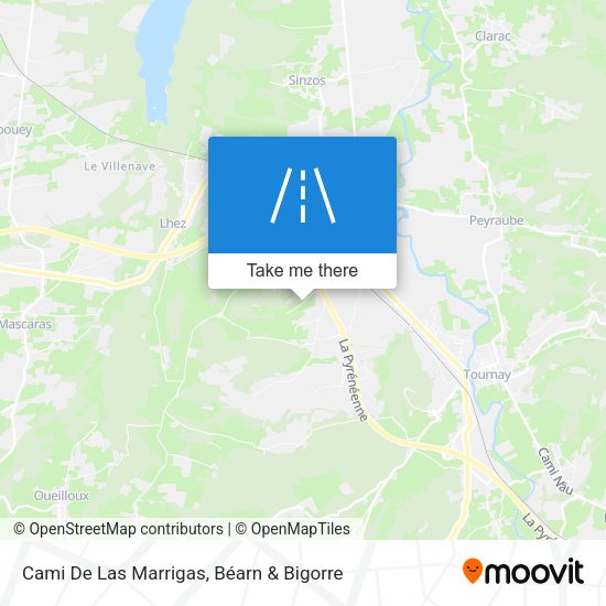 Cami De Las Marrigas map