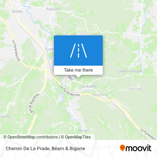 Chemin De La Prade map