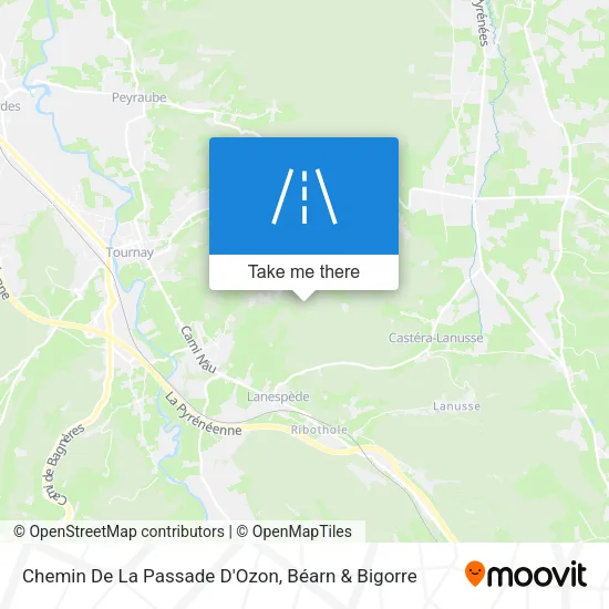 Chemin De La Passade D'Ozon map
