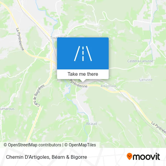 Chemin D'Artigoles map