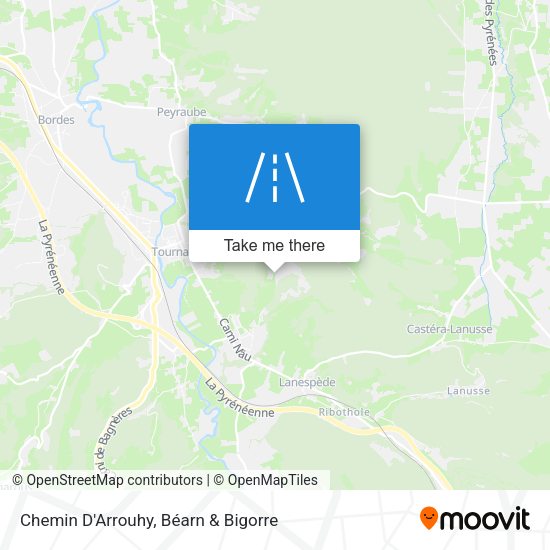 Chemin D'Arrouhy map
