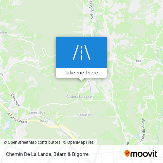 Chemin De La Lande map