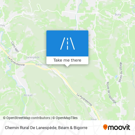 Chemin Rural De Lanespède map