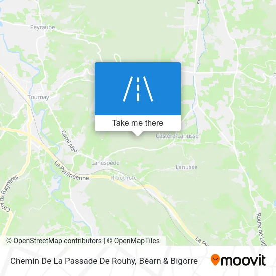 Chemin De La Passade De Rouhy map