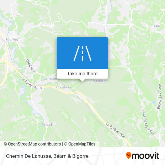 Chemin De Lanusse map