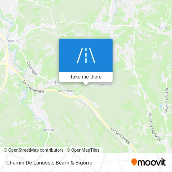 Chemin De Lanusse map