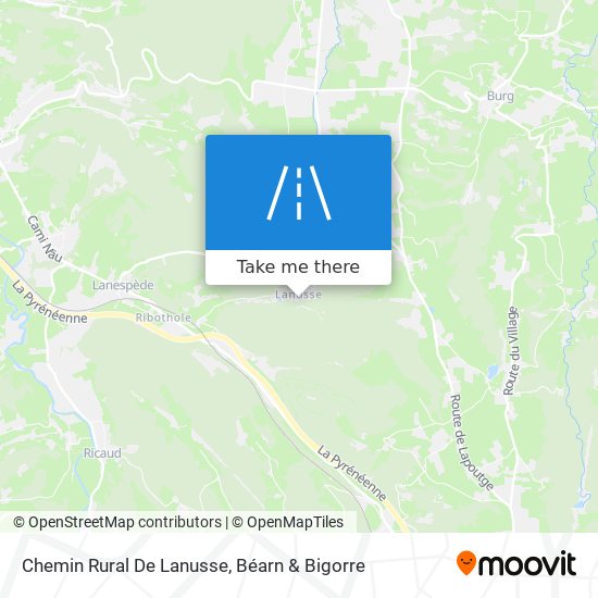 Chemin Rural De Lanusse map
