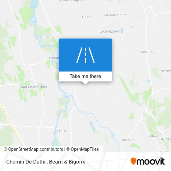 Chemin De Duthil map