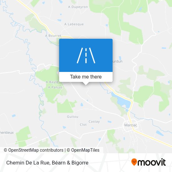 Chemin De La Rue map
