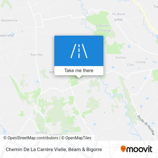 Chemin De La Carrère Vielle map