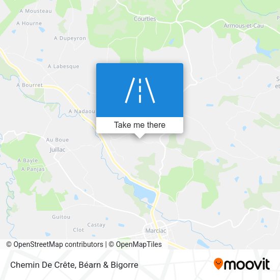 Chemin De Crête map